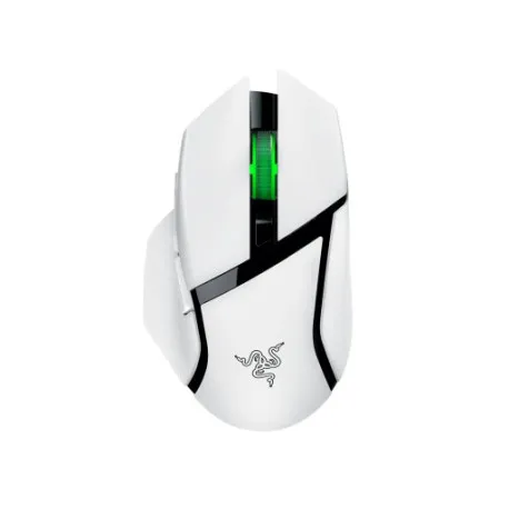 miška razer basilisk v3 x hyperspeed wireless, bela - slika 1