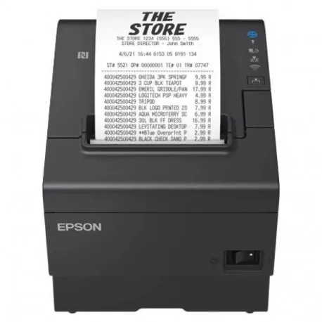 Epson TM-T88VII, USB, USB Host, RS232, Ethernet, ePOS, crni - Umag