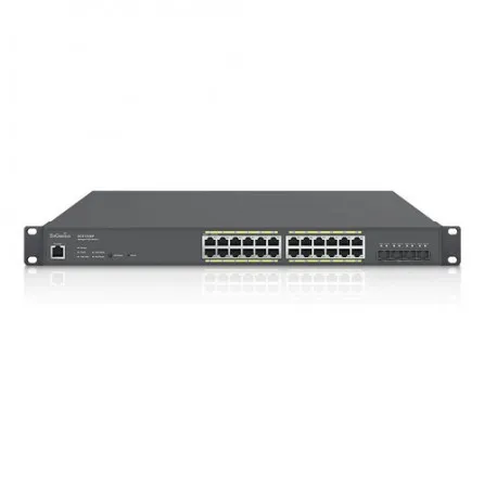cloud managed switch 24-port gbe poe.at 410w 4x10gb sfp+ l2 19i - slika 1