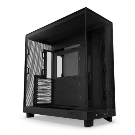 nzxt h6 flow, crno bez napajanja, atx - slika 1