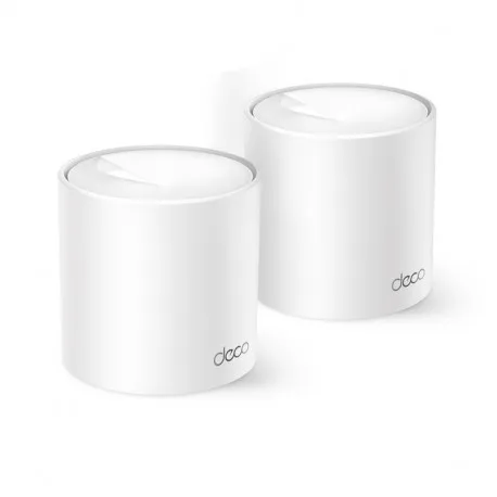 TP-Link AX1500 Deco X10 (2-pack) Mesh Wi-Fi 6 Dual-Band, 300 Mbps/1201 Mbps (2,4GHz/5GHz) 2×Gigabit port, Deco App - Umag