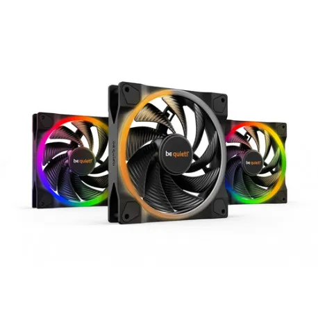 be quiet! light wings | 140mm pwm triple pack high-speed - slika 1