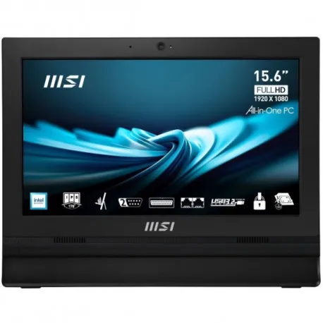 all-in-one msi pro ap162t adl-042xeu intel n100 / 8gb / 256gb ssd / 15.6" fhd / noos / black - slika 1