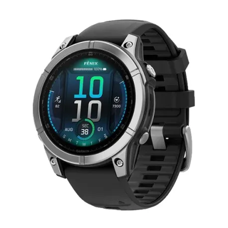 watch garmin fenix e gps 47mm stainless steel - silver - slika 1