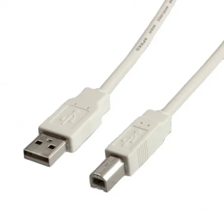 Roline VALUE USB2.0 kabel TIP A-B M/M, 3.0m, bijeli - Umag