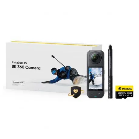 insta360 x5 snowboard bundle - slika 1