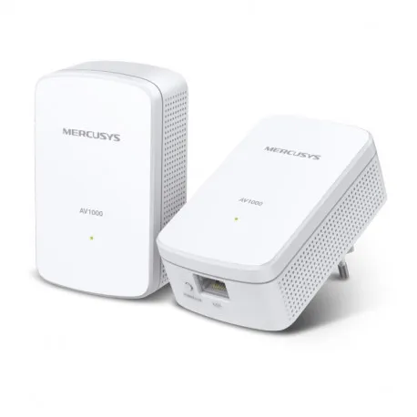 Mercusys AV1000 Powerline Gigabit mrežni adapter, 1000Mbps, HomePlug AV2 (duplo pakiranje) - Umag