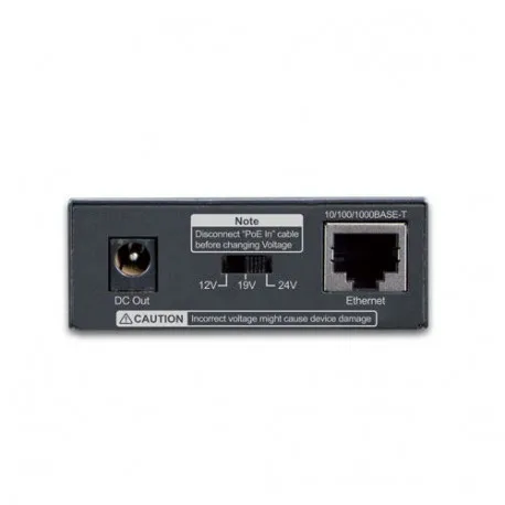 Planet Single-Port 1GbE Ultra PoE Splitter 90W (12V 19V 24V) - Umag