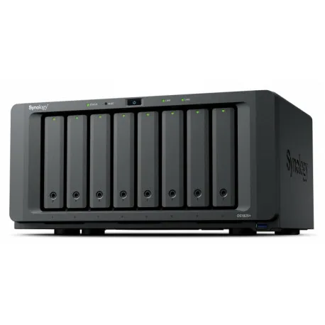 Synology DS1825+ DiskStation 8-bay NAS server, AMD Ryzen V1500B, 8GB RAM, RJ-45 2.5GbE, 2.5" SSD/3.5" HDD/M.2 podrška, Hot S - Umag