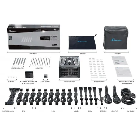 Seasonic PRIME TX-1600 1600W 80 PLUS Titanium - Umag