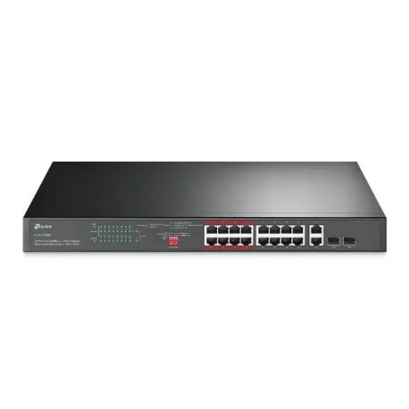 tp-link 24-port 10 100mbps 2-port gigabit unmanaged poe switch sl1226p - slika 1