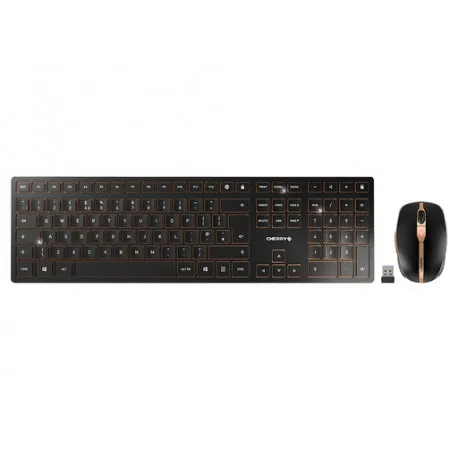 cherry dw 9100 slim, bluetooth, crna, usb, uk slo g. - slika 1