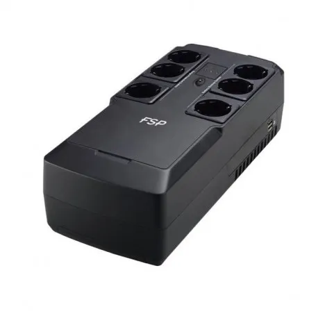 Fortron Source UPS NanoFit 600VA/300W, Offline, 2×USB, 6×Schuko, 1×4.5Ah - Umag