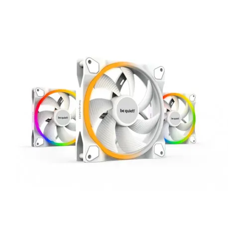 be quiet! light wings white | 140mm pwm triple pack - slika 1