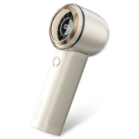 vention usb 5v speed (1-100) adjustable handheld high-speed fan beige led display type - slika 1