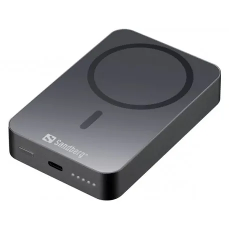 sandberg magnet wireless powerbank 5000 alu - slika 1