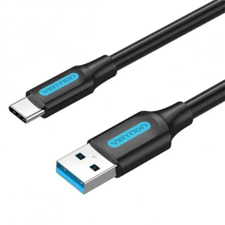 vention usb 3.0 a male to c male cable 2m black - slika 1