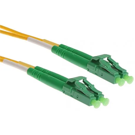 NFO Patch cord, LC APC-LC APC, Singlemode 9 125, G.657A2, Duplex, 5m - Umag