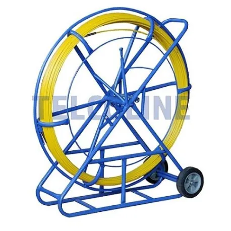 nfo fiberglass (frp) remote control for pulling cables, 8mm, 150m, yellow - slika 1