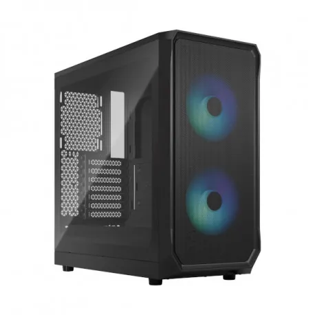 fractal focus 2 rgb black tg, crno bez napajanja - slika 1