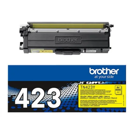brother tn423y toner cartridge yellow hc - slika 1