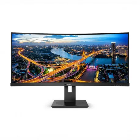 Philips 34" 346B1C/00 WQHD (3440×1440) zakrivljeni VA, 100Hz, 21:9, 5ms, 300cd/m2, 3000:1, HDMI/DP, 4×USB-A, 1xUSB-C, MultiVi - Umag