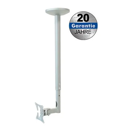 transmedia height-adjustable suspension bracket for lcd 25-76cm, silver - slika 1