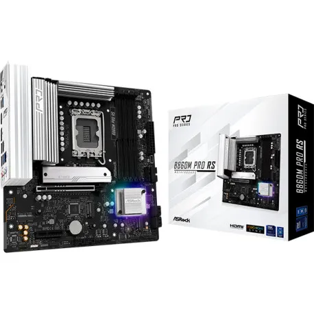 asrock intel lga1851 b860m pro rs - slika 1