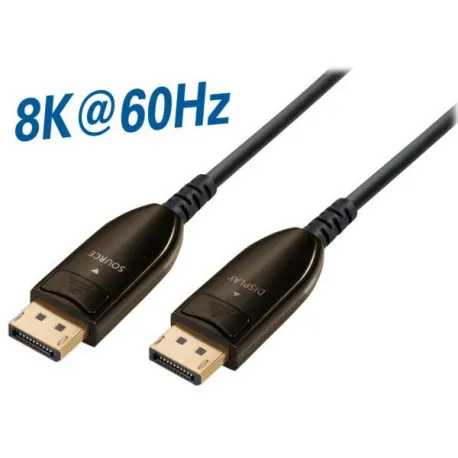Transmedia Active Optical DisplayPort 1.4 cable, 10m - Umag