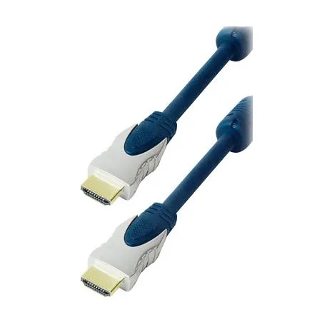 transmedia hdmi cable metal plugs gold contacts, 7,0 m, blue - slika 1