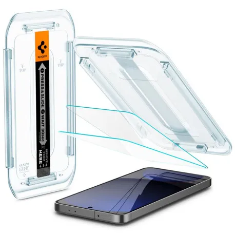 Spigen Glass tR EZ Fit 2 Pack, transparency - Samsung Galaxy A56 5G/S24 FE (AGL08729) - Umag