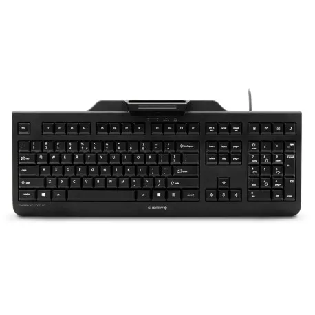 cherry kc 1000sc tipkovnica sa čitačem smart kartica, usb, crna - slika 1