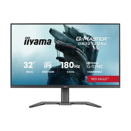 IIYAMA 32" GB3272QSU-B1 QHD (2560×1440) IPS, 180Hz, 400 cd/m2, 1000:1, 0.5ms, 2×HDMI/DP, 4×USB, HAS, zvučnici - Umag