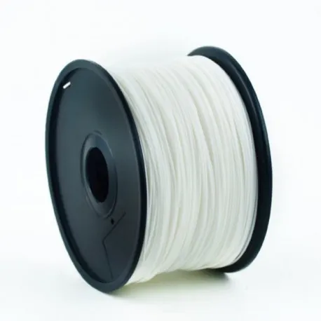 gembird pla filament for 3d printer, white 1.75 mm, 1 kg - slika 1