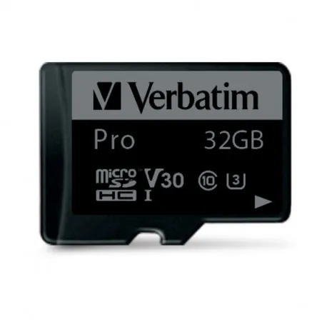 Verbatim memorijska kartica PRO Micro SDHC 32GB, U3, A2, V30, Class 10 Card + adapter - Umag