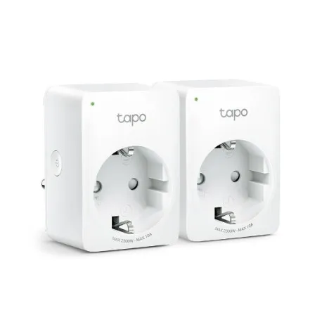 tp-link tapo p100 (2-pack), mini smart wi-fi socket, remote control for home appliances, ieee 802.11 - slika 1