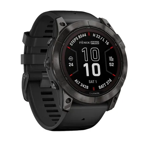 watch garmin fenix 7x pro solar gps 51mm graphite band - carbon grey titan - slika 1