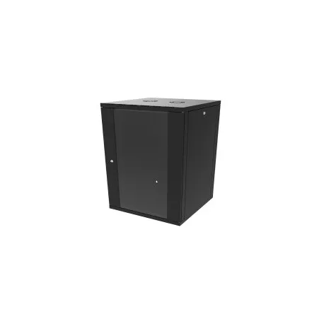 canovate 18u 600x600x898 single zidni ormar s bočnim stranama koje se mogu otvoriti izvana, crni (ws3o-9-1866f) - slika 1