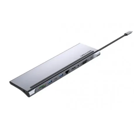vention multi-function usb-c to hdmi vga usb-c gen 1 usb 3.0x2 usb 2.0 rj45 sd tf trrs 3.5mm pd docking station 0,25m - slika 1