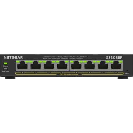 Netgear GS308EP, Switch - Umag