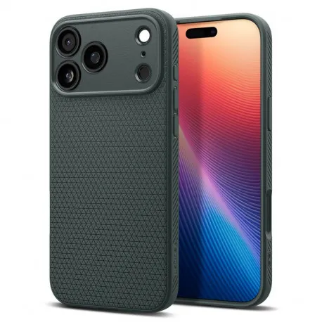 spigen liquid air, abyss green - iphone 17 pro - slika 1