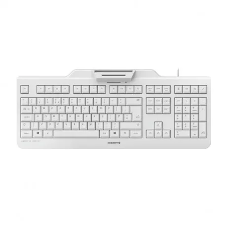Cherry KC 1000SC tipkovnica sa čitačem Smart kartica, USB, bijela - Umag