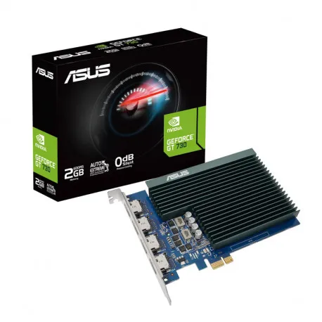 asus geforce gt730 2gb gddr5/64-bit pcie 2.0, 4×hdmi 1.4b - slika 1