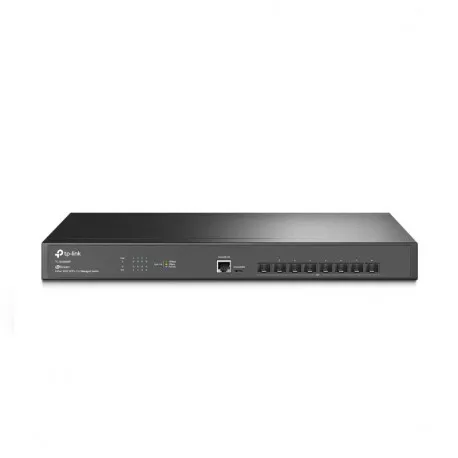 tp-link 8-port omada jetstream managed preklopnik (switch) 10ge sfp+ l2+, 8×10g sfp+, rj45/micro-usb console port, 1u 19" rac - slika 1