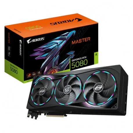 gigabyte aorus geforce rtx 5080 master 16g nvidia 16 gb gddr7 - slika 1