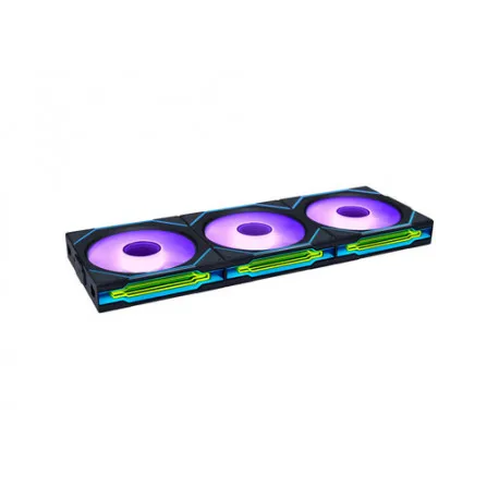 ventilator za ohišje lian li uni fan sl-inf wireless 120 reverse blade argb pwm 120mm, 3 pack+kontroler, črn - slika 1
