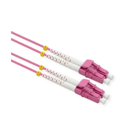roline value optički mrežni kabel 50/125µm lc/lc duplex, om4, lsoh, ljubičasti, 1.0m - slika 1
