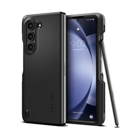 spigen thin fit, p (s pen), zaštitna maska za telefon, crna - samsung galaxy z fold5 (acs06209) - slika 1