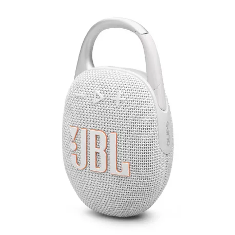 jbl clip 5 prijenosni zvučnik bt5.3, vodootporan ip67, bijeli - slika 1