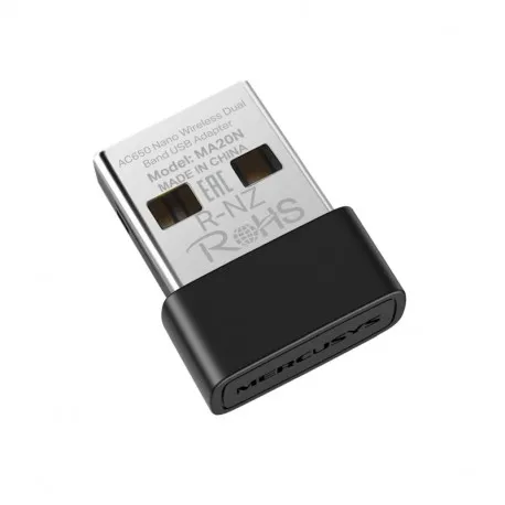 mercusys ac650 nano wireless dual band usb adapter - slika 1